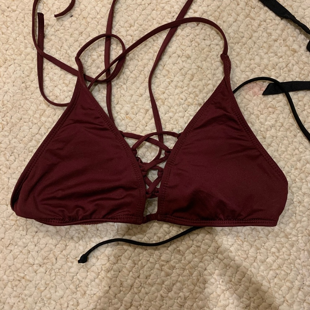 Red cross bathing suit